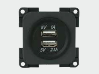 Presa Doppia USB 5V 1A 2,1A CBE MP2USB G
