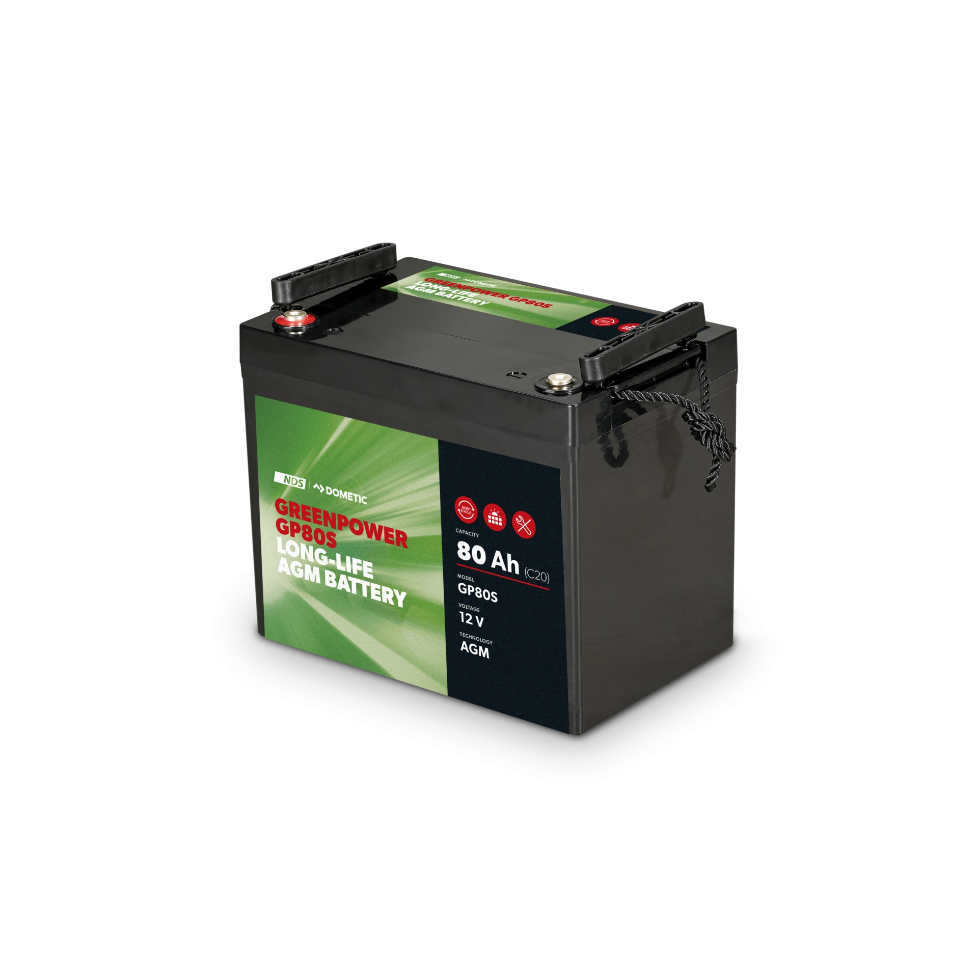 Batteria AGM Gel 80Ah NDS (GP80S)