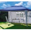 parete laterale verde con finestra 4m gazebo chalet