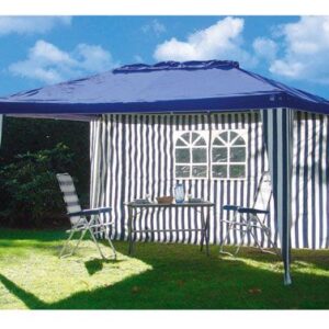 Parete laterale blu 3m gazebo chalet