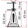 martinetti alu jacks fiamma