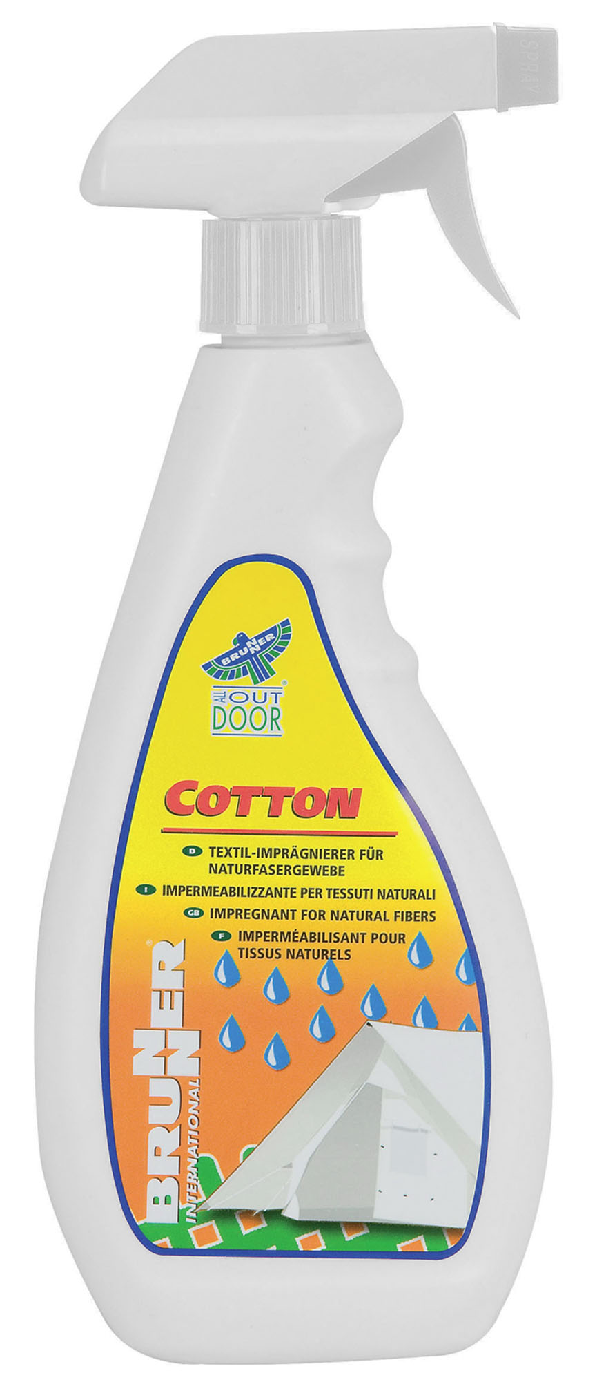 Spray impermeabilizzante tessuto cottone Brunner – Centro Vacanze