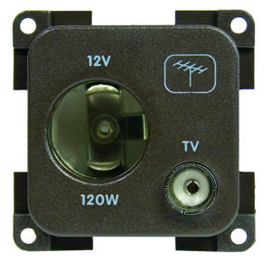 Presa 12V e Tv CBE MP12ATV M