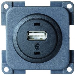 presa usb 5v 1A cbe mpusb/grigio