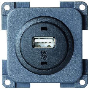 presa usb 5v 1A cbe mpusb/grigio