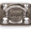 ganci in acciaio kit square plates 4pz