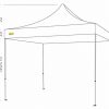 gazebo 3x3 market bianco bertoni