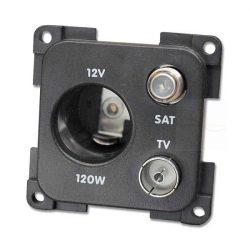 presa 12v auto e tv e sat cbe mp12atvs marrone