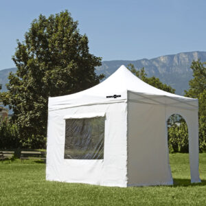 Parete Laterale 3m Zebo Blu con Finestra