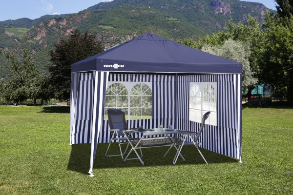 parete laterale verde con finestra 4m gazebo chalet