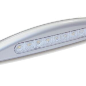Luce esterna led 12V cornice argento
