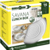 Kit piatti  LUNCH BOX SAVANA 16PZ - immagine 2