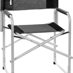 Sedia regista Bravura 100KG Nero Grigio