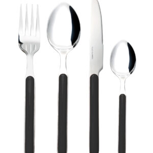 Set posate Delice nero 16PZ