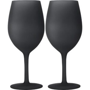 BICCHIERI WINEGLASS BLACKSATIN