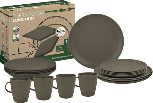 LUNCH BOX TIERRA COCOA 16PZ