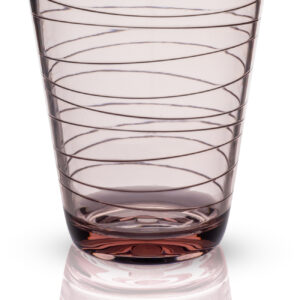BICCHIERI ONDA ROSE