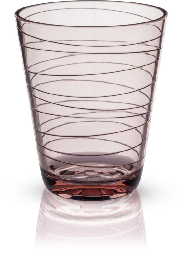 BICCHIERI ONDA ROSE