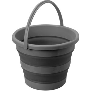Secchio drum 10l nero/grigio